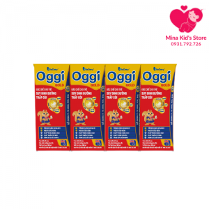 Lốc 4 hộp Sữa bột pha sẵn Oggi Gold 180ml