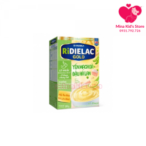 Bột ăn dặm RiDielac Yến mạch Gà đậu hà lan HG 200g