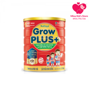Sữa bột Nutifood Grow Plus Đỏ dành cho trẻ trên 1 tuổi 1.5kg