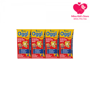 Lốc 4 hộp Sữa bột pha sẵn Oggi Gold 110ml