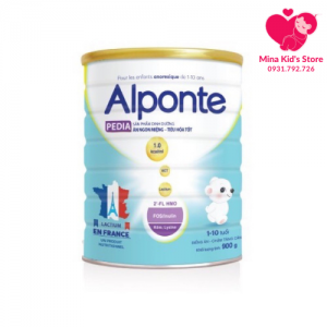 Sữa bột Alponte Pedia tiêu hóa tốt dành (1 - 10 tuổi) lon 900g