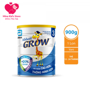 Sữa bột Abbott Grow 3 900g (1 - 2 tuổi)