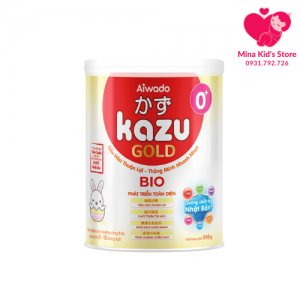Sữa bột Aiwado Kazu Bio Gold 0+ 810g (0 - 12 tháng)