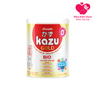 Sữa bột Aiwado Kazu Bio Gold 0+ 350g (0 - 12 tháng)