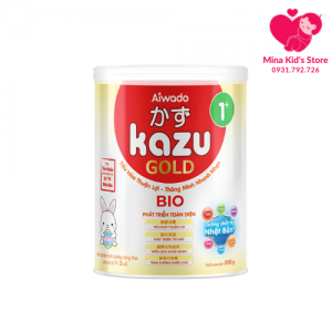 Sữa bột Aiwado Kazu Bio Gold 1+ 810g (từ 12 - 24 tháng)