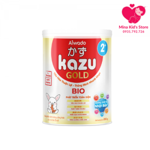 Sữa bột Aiwado Kazu Bio Gold 2+ 810g (từ 24 tháng trở lên)