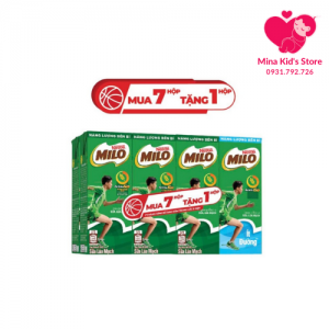 Lốc 4 hộp Sữa Milo cacao lúa mạch 180ml