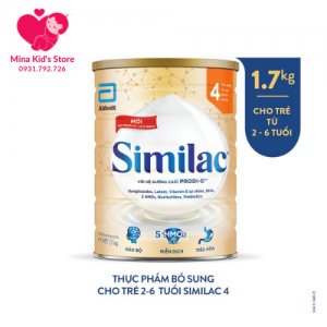 Sữa bột Similac IQ HMO Gold 4 1.7kg (trên 2 tuổi)