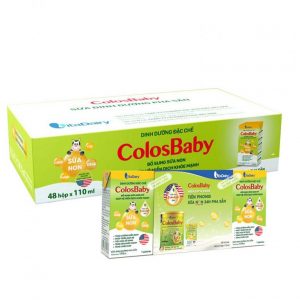 Thùng 48 hộp Sữa bột pha sẵn Colosbaby Gold miễn dịch khỏe - bé tăng cân 110ml