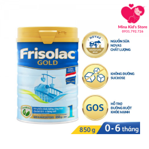 Sữa Frisolac Gold 1 ( từ 0-6 tháng) 850g