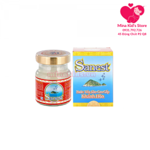 Nước yến sào Sanest Khánh hòa không đường lọ 70ml