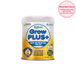 Sữa bột Nutifood Grow Plus+ Vàng 0+ (0-12 tháng) 850g